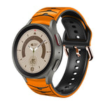 Cinturino in silicone con trama curva, For Samsung Galaxy Watch 5 Pro 45mm