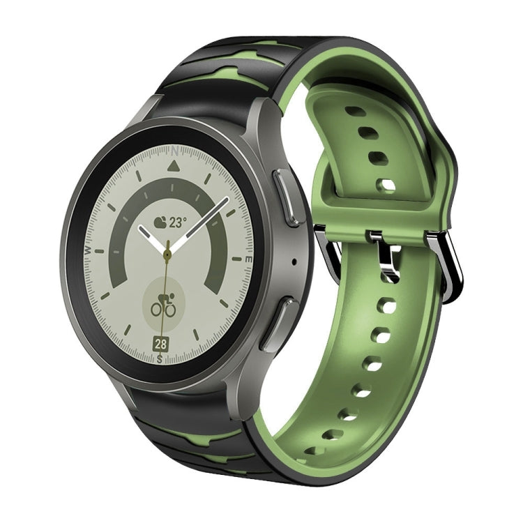 Cinturino in silicone con trama curva, For Samsung Galaxy Watch 5 Pro 45mm