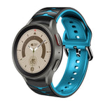 Cinturino in silicone con trama curva, For Samsung Galaxy Watch 5 Pro 45mm