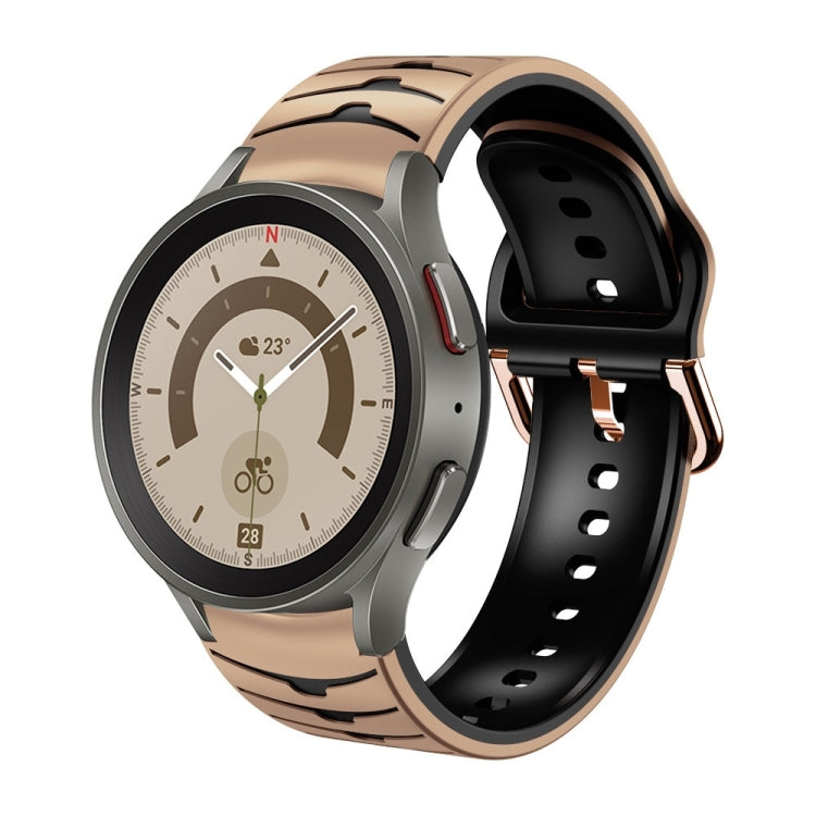 Cinturino in silicone con trama curva, For Samsung Galaxy Watch 5 Pro 45mm