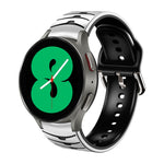Cinturino in silicone con trama curva, For Samsung Galaxy Watch 4 44mm