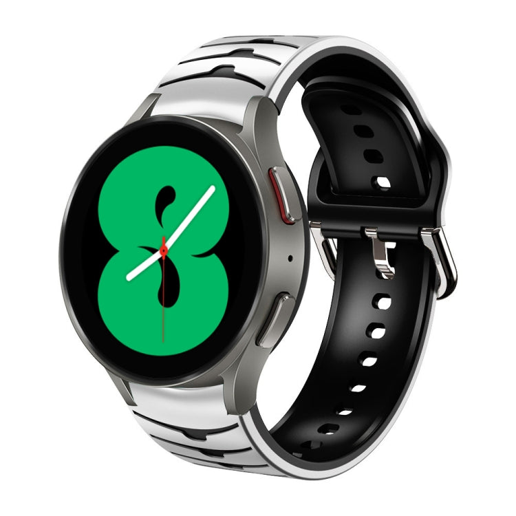 Cinturino in silicone con trama curva, For Samsung Galaxy Watch 4 44mm
