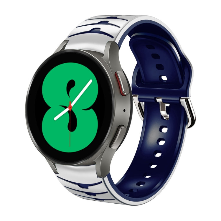 Cinturino in silicone con trama curva, For Samsung Galaxy Watch 4 44mm