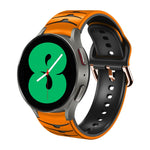Cinturino in silicone con trama curva, For Samsung Galaxy Watch 4 44mm