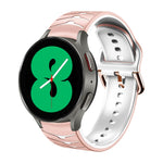 Cinturino in silicone con trama curva, For Samsung Galaxy Watch 4 44mm