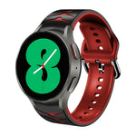 Cinturino in silicone con trama curva, For Samsung Galaxy Watch 4 44mm