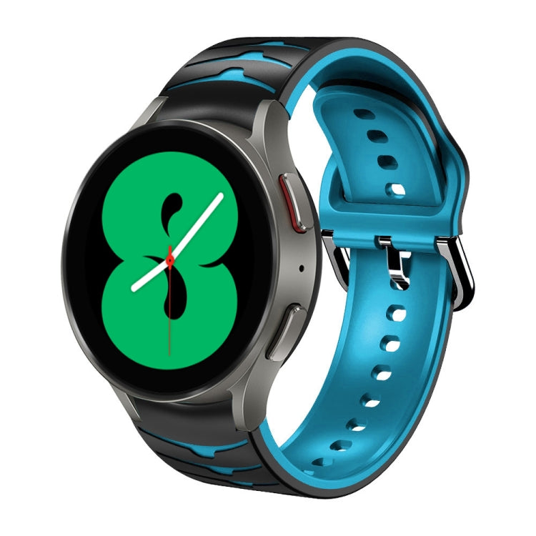 Cinturino in silicone con trama curva, For Samsung Galaxy Watch 4 44mm