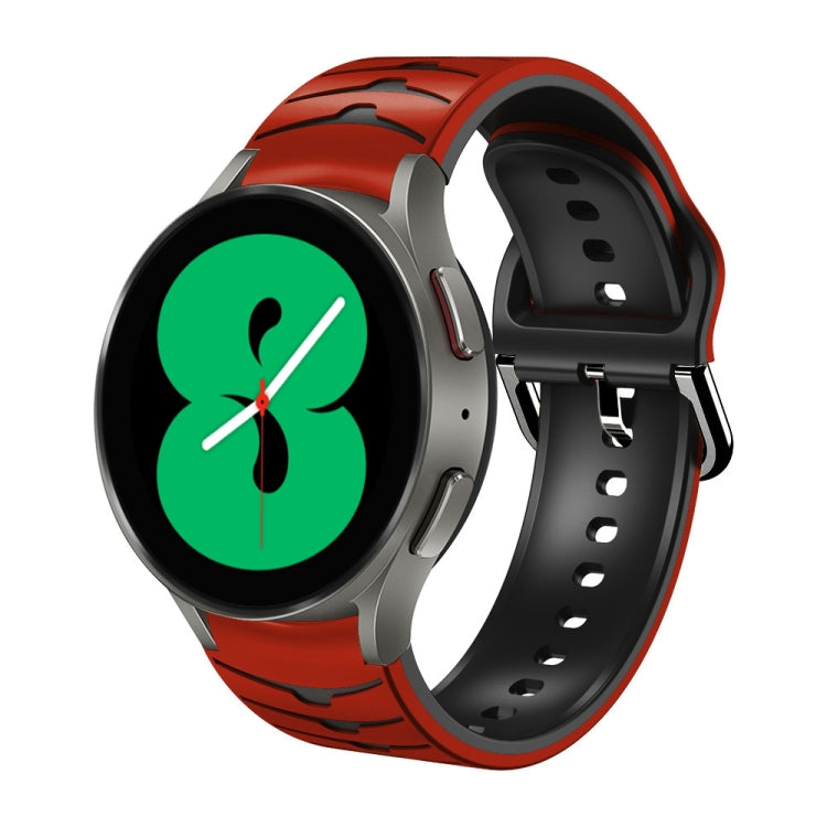 Cinturino in silicone con trama curva, For Samsung Galaxy Watch 4 44mm