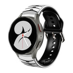 Cinturino in silicone con trama curva, For Samsung Galaxy Watch 4 40mm
