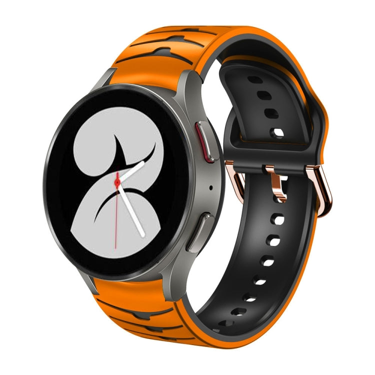 Cinturino in silicone con trama curva, For Samsung Galaxy Watch 4 40mm