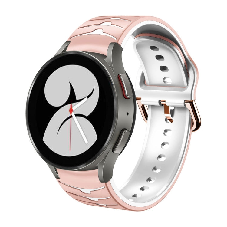 Cinturino in silicone con trama curva, For Samsung Galaxy Watch 4 40mm