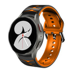 Cinturino in silicone con trama curva, For Samsung Galaxy Watch 4 40mm