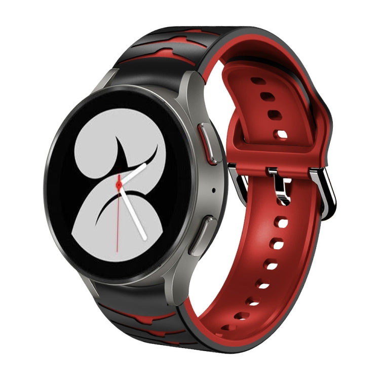 Cinturino in silicone con trama curva, For Samsung Galaxy Watch 4 40mm