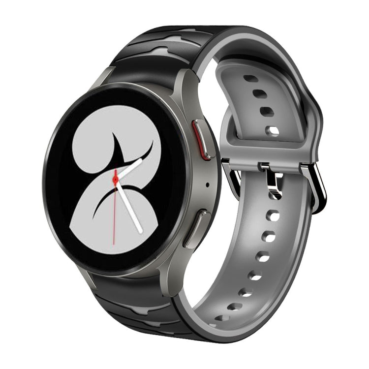 Cinturino in silicone con trama curva, For Samsung Galaxy Watch 4 40mm