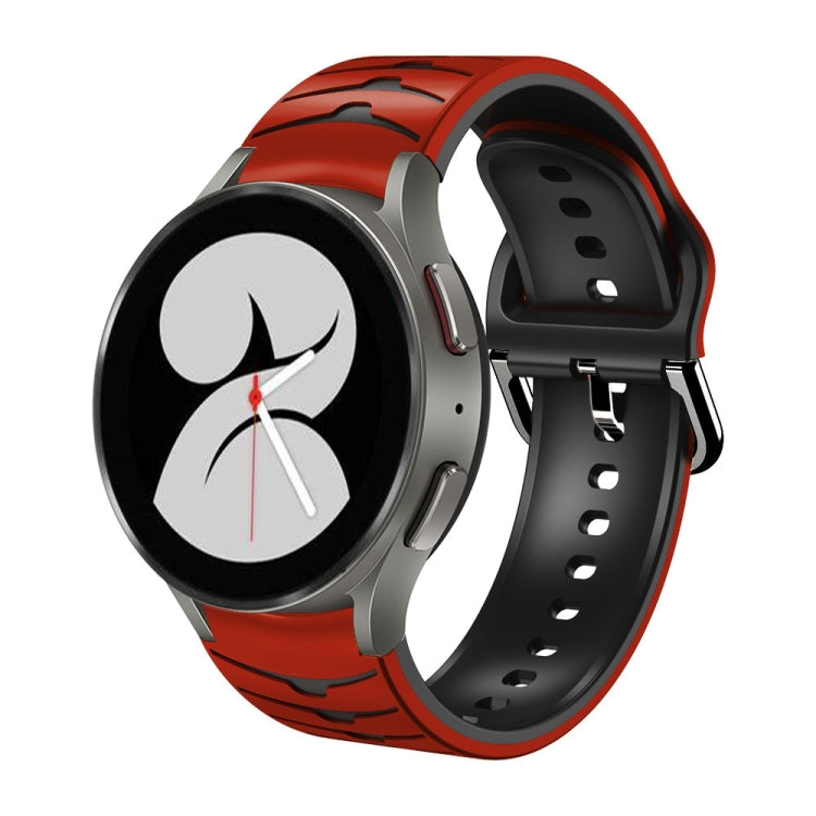 Cinturino in silicone con trama curva, For Samsung Galaxy Watch 4 40mm
