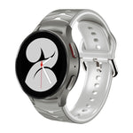 Cinturino in silicone con trama curva, For Samsung Galaxy Watch 4 40mm