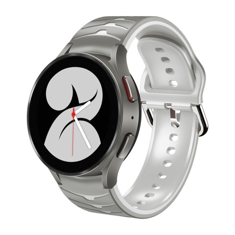 Cinturino in silicone con trama curva, For Samsung Galaxy Watch 4 40mm