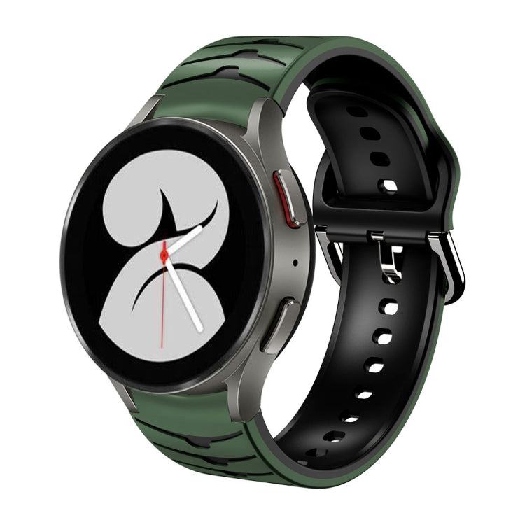 Cinturino in silicone con trama curva, For Samsung Galaxy Watch 4 40mm