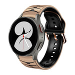 Cinturino in silicone con trama curva, For Samsung Galaxy Watch 4 40mm