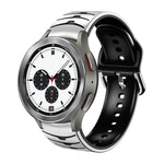 Cinturino in silicone con trama curva, For Samsung  Galaxy Watch 4 Classic 42mm