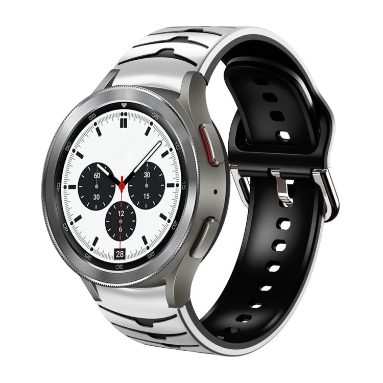 Cinturino in silicone con trama curva, For Samsung  Galaxy Watch 4 Classic 42mm