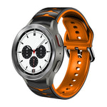 Cinturino in silicone con trama curva, For Samsung  Galaxy Watch 4 Classic 42mm