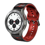 Cinturino in silicone con trama curva, For Samsung  Galaxy Watch 4 Classic 42mm