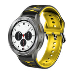 Cinturino in silicone con trama curva, For Samsung  Galaxy Watch 4 Classic 42mm