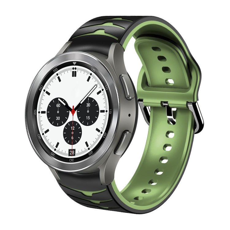 Cinturino in silicone con trama curva, For Samsung  Galaxy Watch 4 Classic 42mm