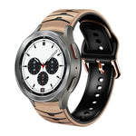 Cinturino in silicone con trama curva, For Samsung  Galaxy Watch 4 Classic 42mm