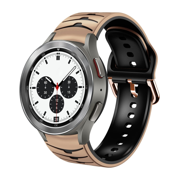 Cinturino in silicone con trama curva, For Samsung  Galaxy Watch 4 Classic 42mm