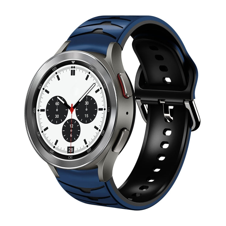 Cinturino in silicone con trama curva, For Samsung  Galaxy Watch 4 Classic 42mm