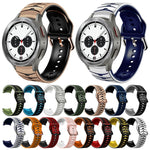 Cinturino in silicone con trama curva, For Samsung  Galaxy Watch 4 Classic 42mm