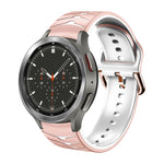 Cinturino in silicone con trama curva, For Samsung  Galaxy Watch 4 Classic 46mm
