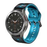 Cinturino in silicone con trama curva, For Samsung  Galaxy Watch 4 Classic 46mm