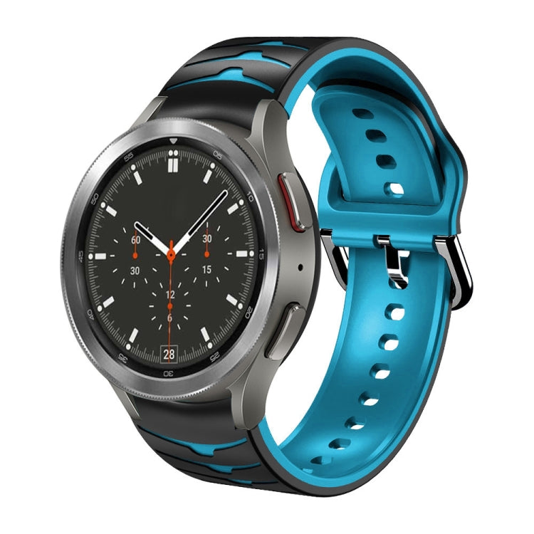 Cinturino in silicone con trama curva, For Samsung  Galaxy Watch 4 Classic 46mm