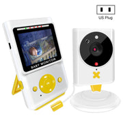 855P 2,4 pollici Home Wireless Baby Monitor giallo con telecamera di sorveglianza per bambini, 855P