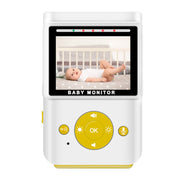 855P 2,4 pollici Home Wireless Baby Monitor giallo con telecamera di sorveglianza per bambini, 855P