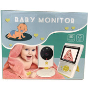 855P 2,4 pollici Home Wireless Baby Monitor giallo con telecamera di sorveglianza per bambini, 855P