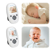 ZR302 2.4GHz Digital Video Smart Baby Monitor Videocamera per visione notturna, lettore musicale, funzione interfono bidirezionale, ZR302