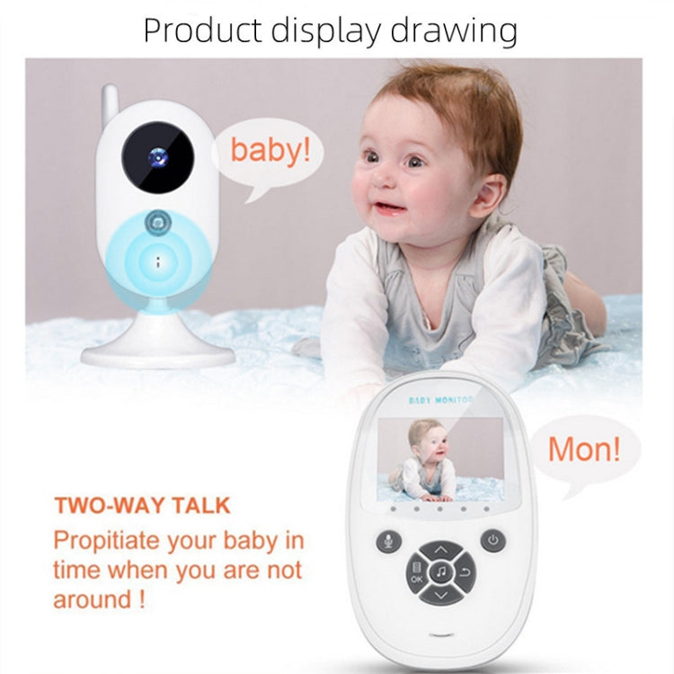 Baby Monitor Video Digitale 2.4" con Interfono e Visione Notturna