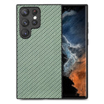 Cover posteriore in pelle con texture in fibra di carbonio, For Samsung Galaxy S23 5G, For Samsung Galaxy S23+ 5G, For Samsung Galaxy S23 Ultra 5G