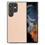 Cover posteriore in pelle con texture in fibra di carbonio, For Samsung Galaxy S23 5G, For Samsung Galaxy S23+ 5G, For Samsung Galaxy S23 Ultra 5G
