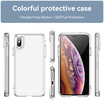 Custodia per telefono in TPU per iPhone X / XS serie Candy, For iPhone X / XS