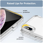 Custodia per telefono in TPU per iPhone X / XS serie Candy, For iPhone X / XS