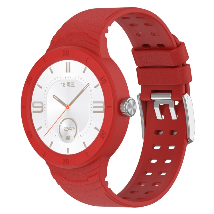 Cinturino integrato traspirante in silicone, For Huawei Watch GT Cyber