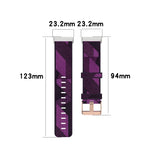 Cinturino per orologio in tela intrecciata di nylon, For Fitbit Versa 3, For Fitbit Sense