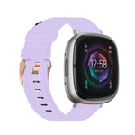 Cinturino per orologio in tela intrecciata di nylon, For Fitbit Versa 3, For Fitbit Sense
