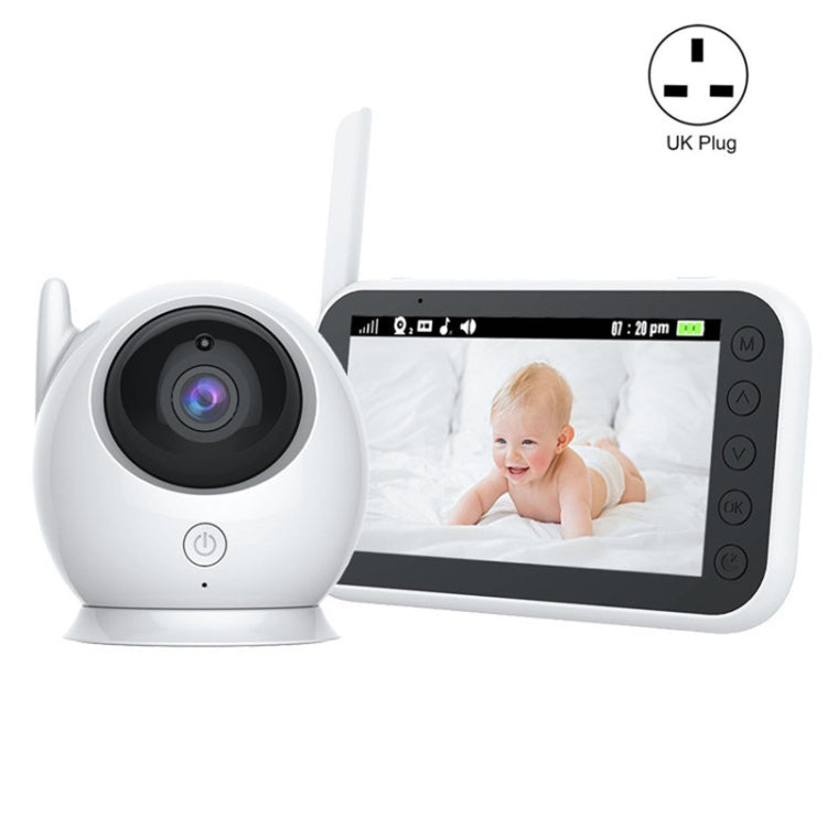 Baby Monitor Wireless 4,3 pollici con Visione Notturna e Allarme