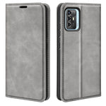 Per ZTE Blade A72 5G Custodia in pelle con ventosa magnetica retro-pelle, For ZTE Blade A72 5G